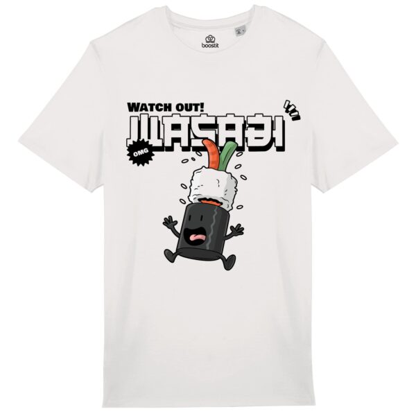 T-shirt Unisex Wasabi Bianco Front 1