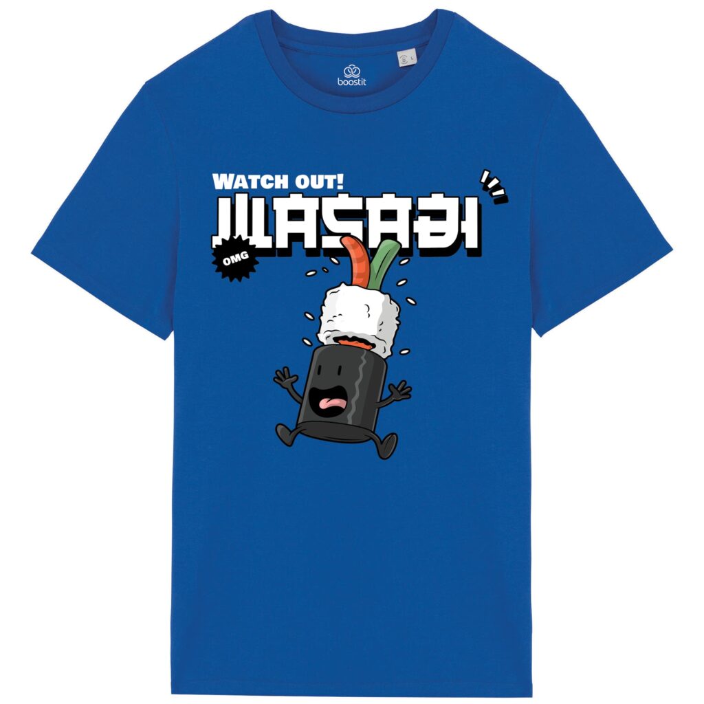 T-shirt Unisex Wasabi Blu Front 1