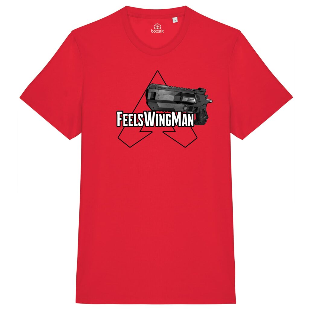 T-shirt FellsWingMan Rosso